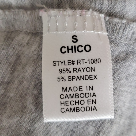 🌷Zenana Outfitters grey cold shoulder top - Picture 6 of 7